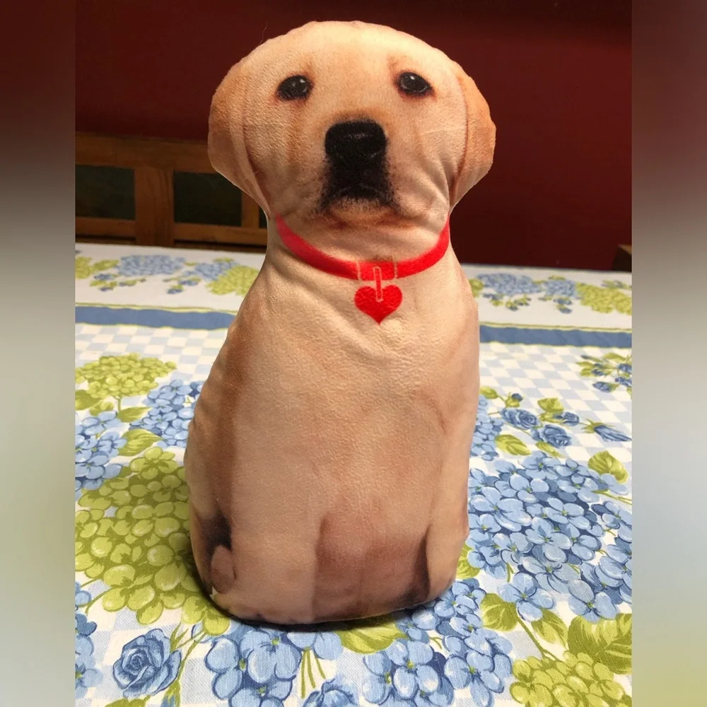 Door Stopper - lights up! Golden Labador retriever for that special Pet lover.